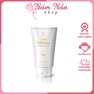 Kem Chống Nắng Ultra Violet Sunblock SPF 50++ A Cosmetics Nâng Tone Kiềm Dầu, Dưỡng Trắng Da Mặt