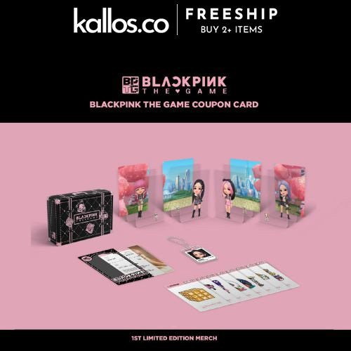 Thẻ Trò Chơi BLACKPINK The Game Coupon Card, OST THE GIRLS Stella, Reve Ver Kpop - Kallos Vietnam