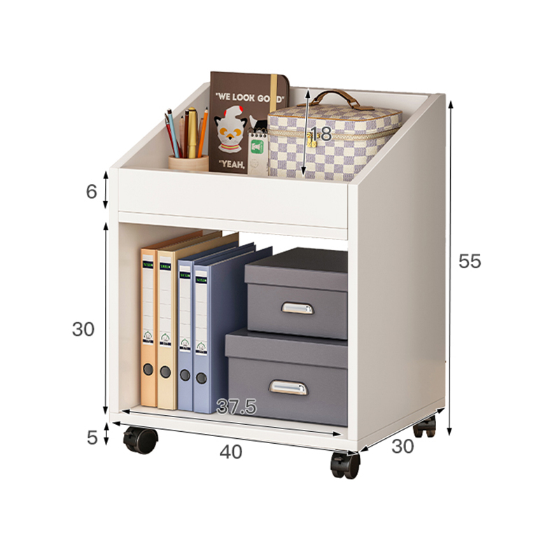 Kệ sách đa tầng thiết kế bánh xe đi động thông minh - GP190
