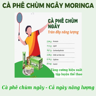 cà phê chùm ngây hòa tan moringa