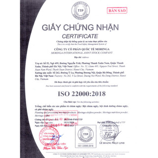 cà phê chùm ngây hòa tan moringa