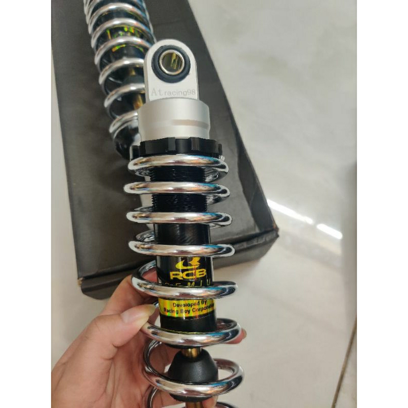 🌟Màu Hiếm🌟 Phuộc Sau RCB không bình lò xo xi inox gắn AirBlade Nouvo 4 5 6 Impulse NVX PCX PS Dylan