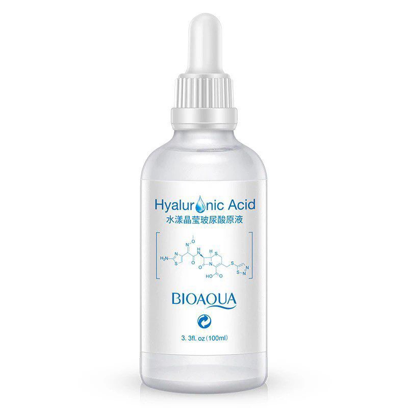 Serum Bioaqua 100ml Hyaluronic Acid Siêu Cấp Ẩm Dưỡng Da Trắng Sáng Căng Bóng, Giảm Thâm Sạm Nám, Giúp Thủ Nhỏ LCL