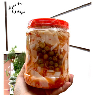 Măng ớt ngâm mắc mật
