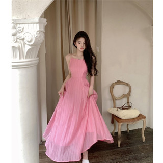 Váy hồng Pinky hở lưng