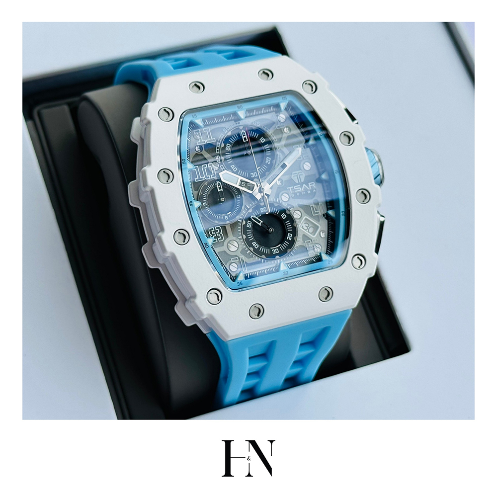 ĐỒNG HỒ NAM TSAR BOMBA BABY BLUE TB8204