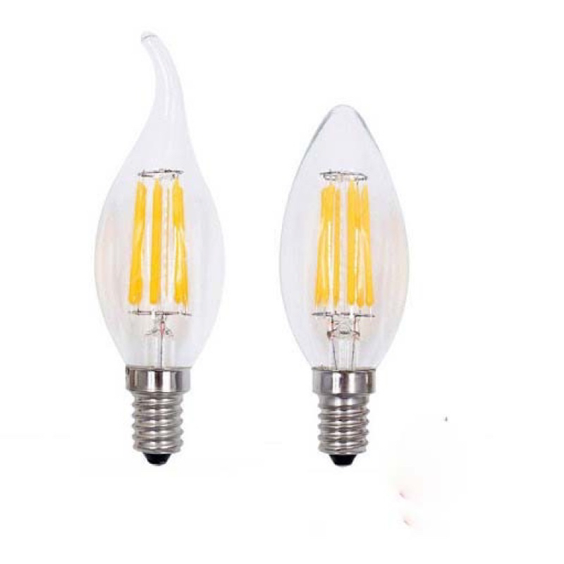 Bóng đèn led nến lắp đèn chùm đèn thả
