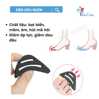 Miếng lót giày mút giảm đau đầu ngón, giảm size giày (có thể cắt lại) SET 2 CÁI