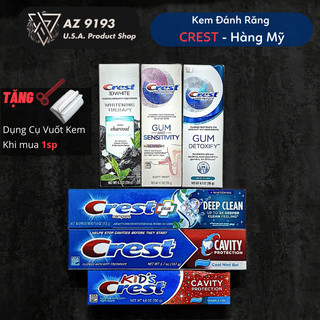 Kem Đánh Răng Crest, kem đánh răng trắng răng và bảo vệ men răng, bảo vệ nướu, có dòng kem đánh răng trẻ em
