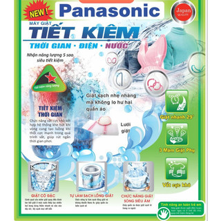 Tem Decan Dán Máy Giặt Panasonic - Miếng Dán Máy Giặt Panasonic (Nhiều Mẫu Để Lựa Chọn)