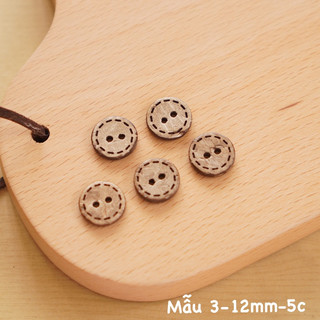 Cúc Gỗ Vintage [Len Lẻn Lèn Len Shop]