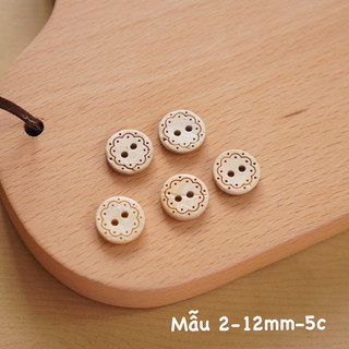 Cúc Gỗ Vintage [Len Lẻn Lèn Len Shop]