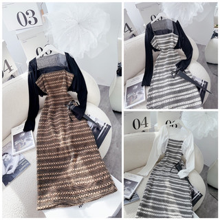 SP019829 ĐẦM 2S KÈM KHOÁC