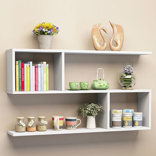 Kệ sách treo tường IGA đa tầng, kệ đa năng để đồ hiện đại decor phòng bàn làm việc khách kiểu Hàn- GP13
