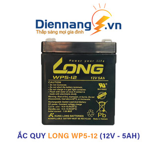 Ắc quy long wp5-12 , ắc quy ups, thiết bị báo cháy, thiết bị chống trộm,… - điện năng