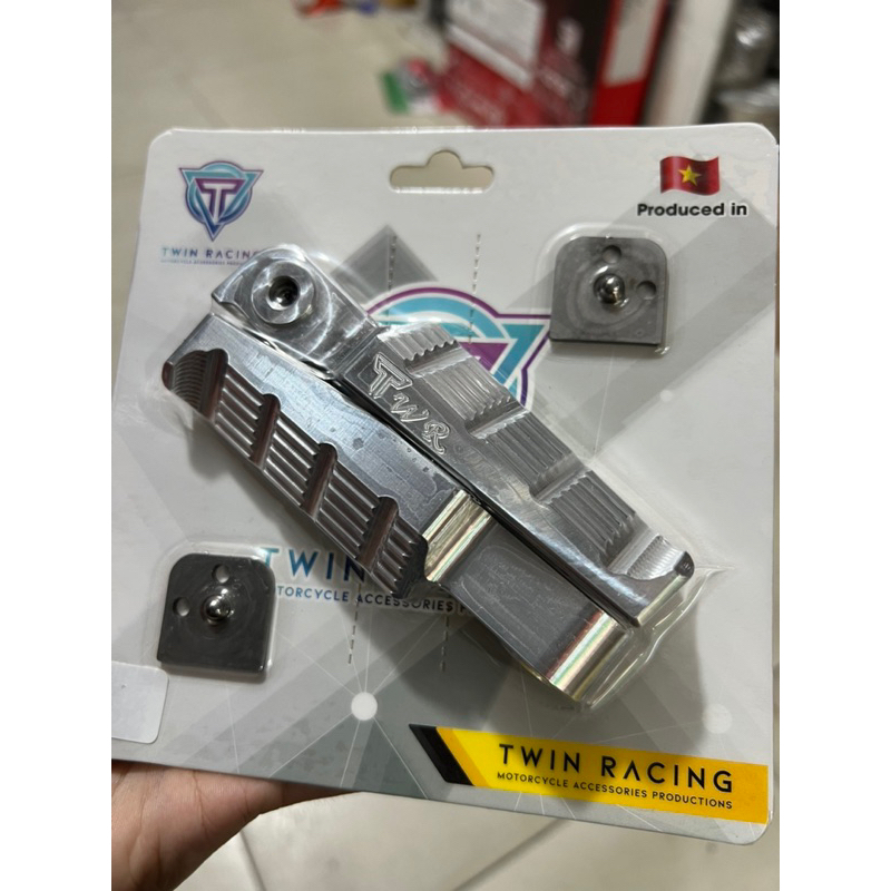 Gác chân nhôm CNC cho dòng xe Honda/Yamaha siêu sáng bóng