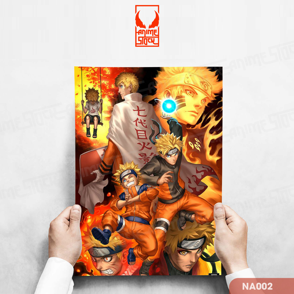 Poster dán tường Naruto, tranh decal dán tường SIÊU RẺ. Tranh trang trí phòng ngủ, bàn học, góc làm việc, tủ quần áo.