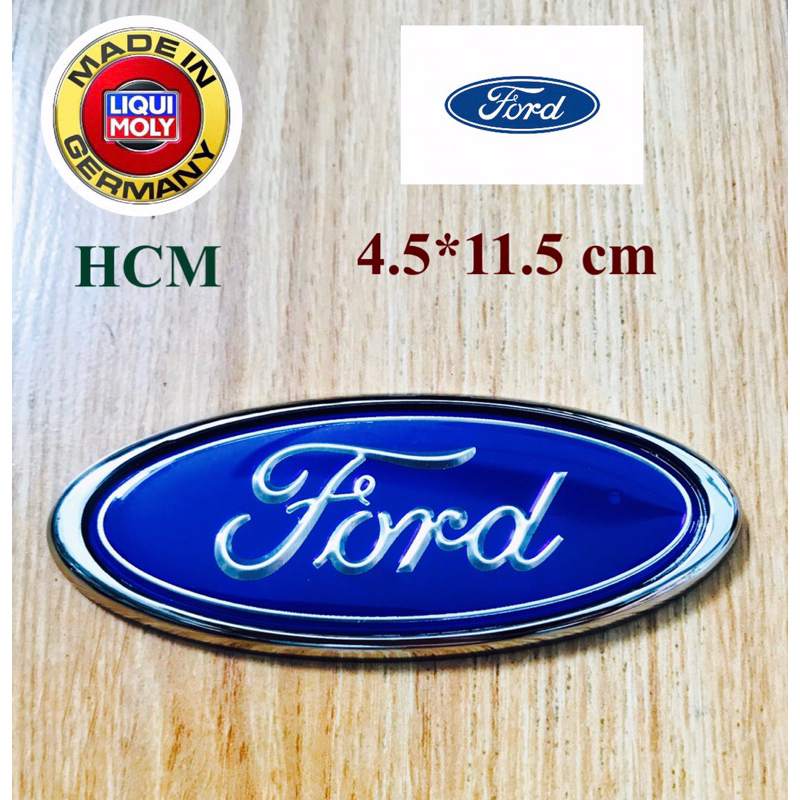 Logo mặt nạ trước ô tô Focus-Fiesta-Ecosport-Mondeo-Laser(Quà tặng)