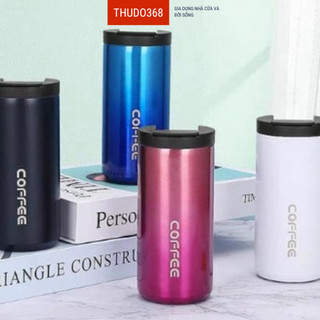 Ly giữ nhiệt Khắc tên theo yêu cầu - Cốc giữ nhiệt coffee 500ml cao cấp inox 304 Bình giữ nhiệt chân không