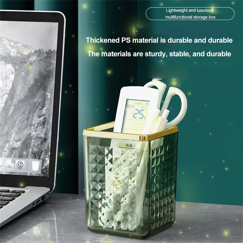 Bút Chì Máy Tính Để Bàn Văn Phòng Phẩm Người Tổ Chức Cọ Trang Điểm Lưu Trữ Xô Phòng Ngủ Bút Kẻ Lông Mày Phấn Mắt Kệ Ống