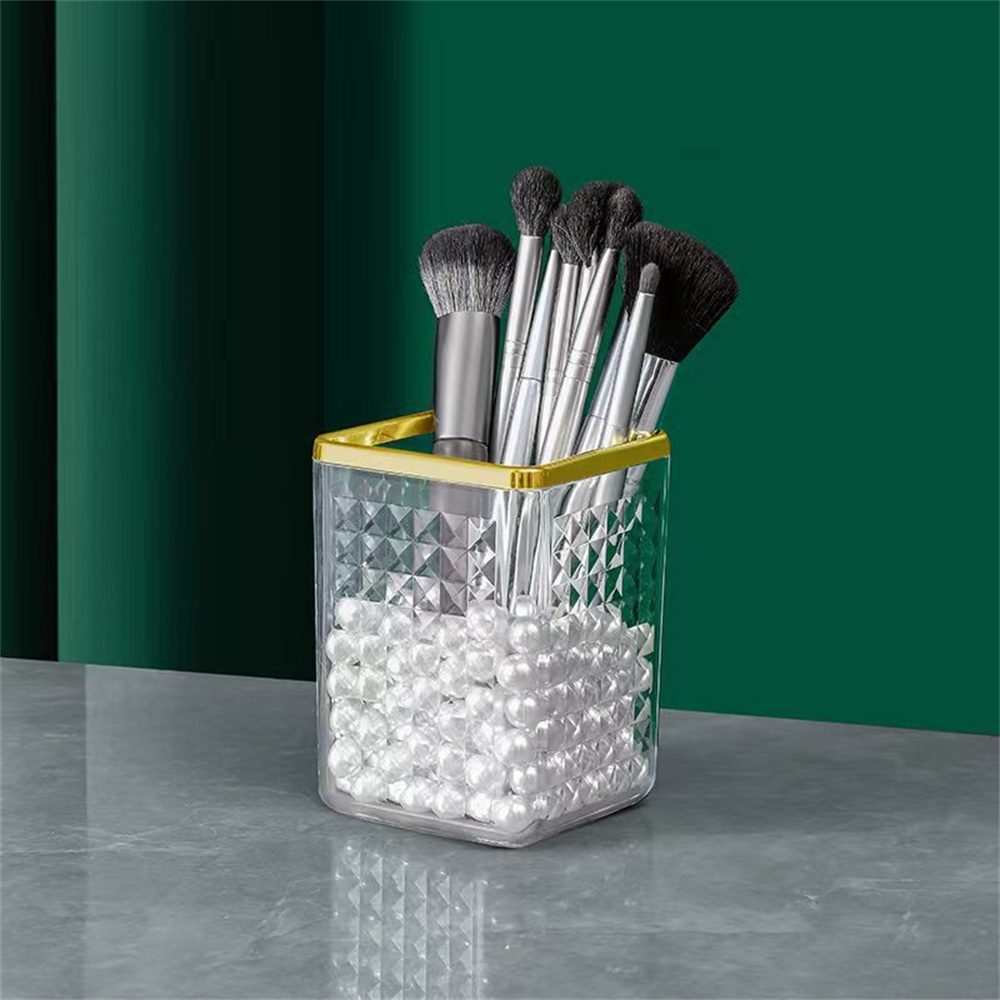 Bút Chì Máy Tính Để Bàn Văn Phòng Phẩm Người Tổ Chức Cọ Trang Điểm Lưu Trữ Xô Phòng Ngủ Bút Kẻ Lông Mày Phấn Mắt Kệ Ống