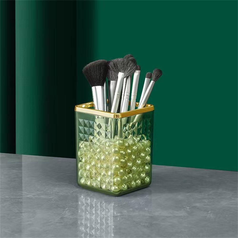 Bút Chì Máy Tính Để Bàn Văn Phòng Phẩm Người Tổ Chức Cọ Trang Điểm Lưu Trữ Xô Phòng Ngủ Bút Kẻ Lông Mày Phấn Mắt Kệ Ống