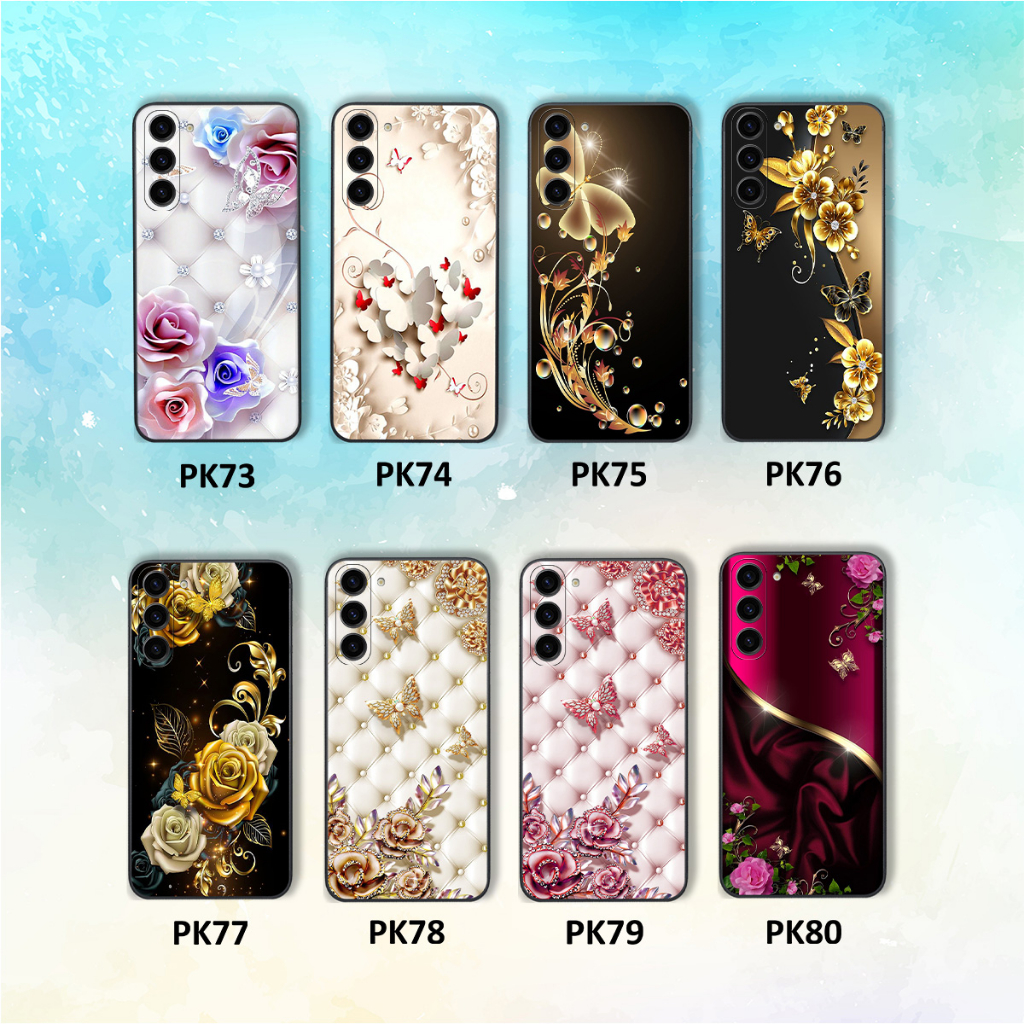 Ốp Samsung S23 / S23 Plus / S23+ in hình hoa lá họa tiết siêu đẹp, sang trọng