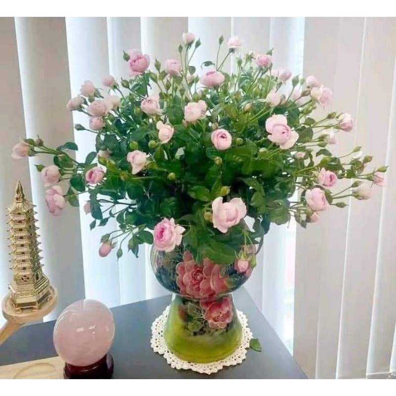 Lọ hoa dáng nấm - sứ cao cấp Bát Tràng