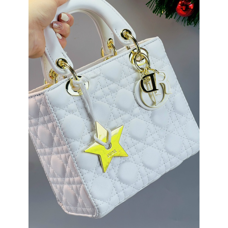 Túi QCDi_or 2 quai xách tay đeo chéo size 20 fullbox