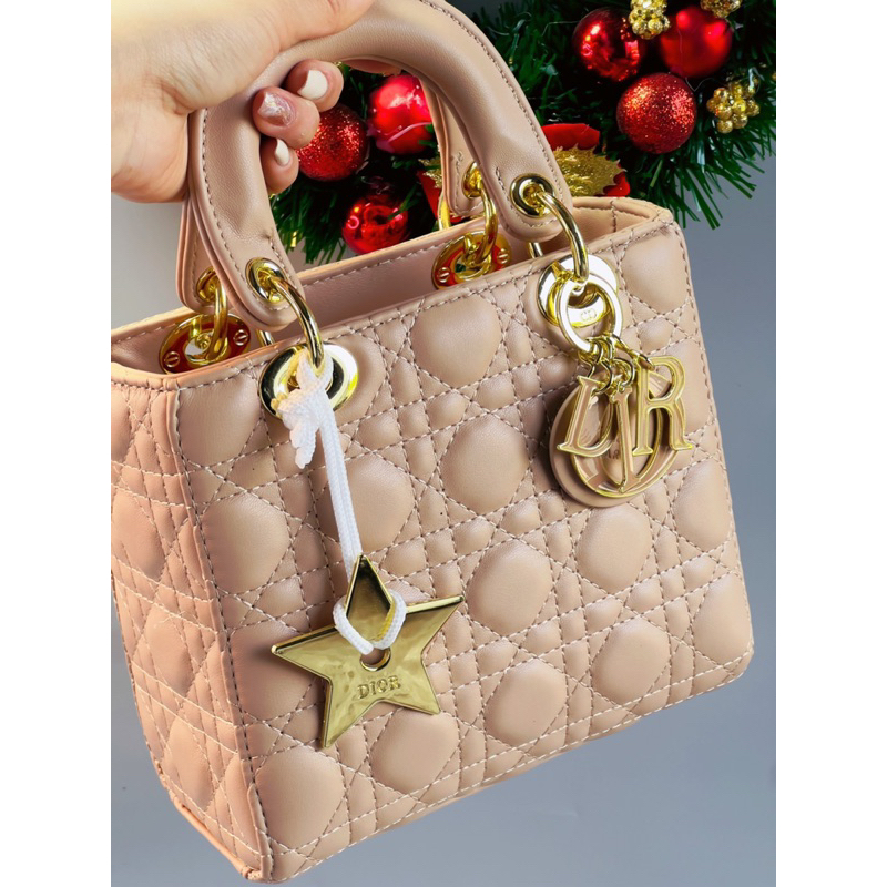 Túi QCDi_or 2 quai xách tay đeo chéo size 20 fullbox