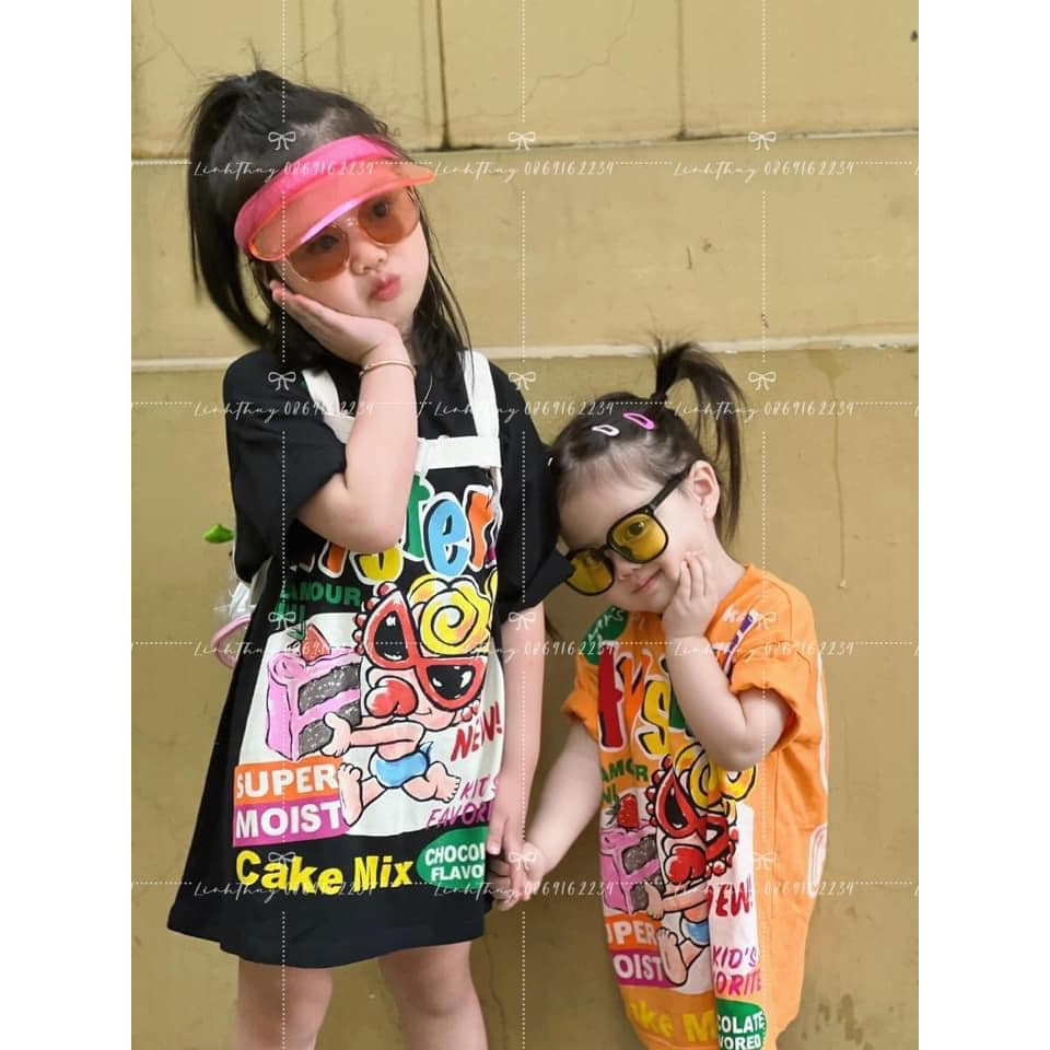 Áo thun hysteee cake cho bé gái, áo phông trẻ em unisex, TP Kids