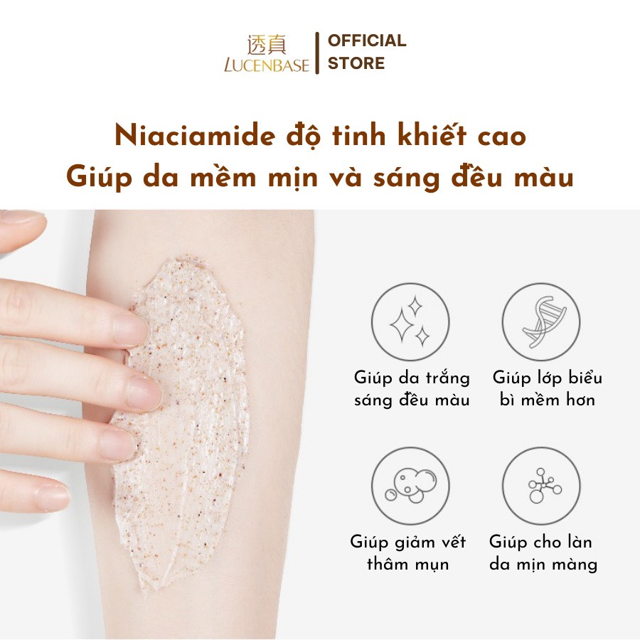 Tẩy da chết body Lucenbase 250g