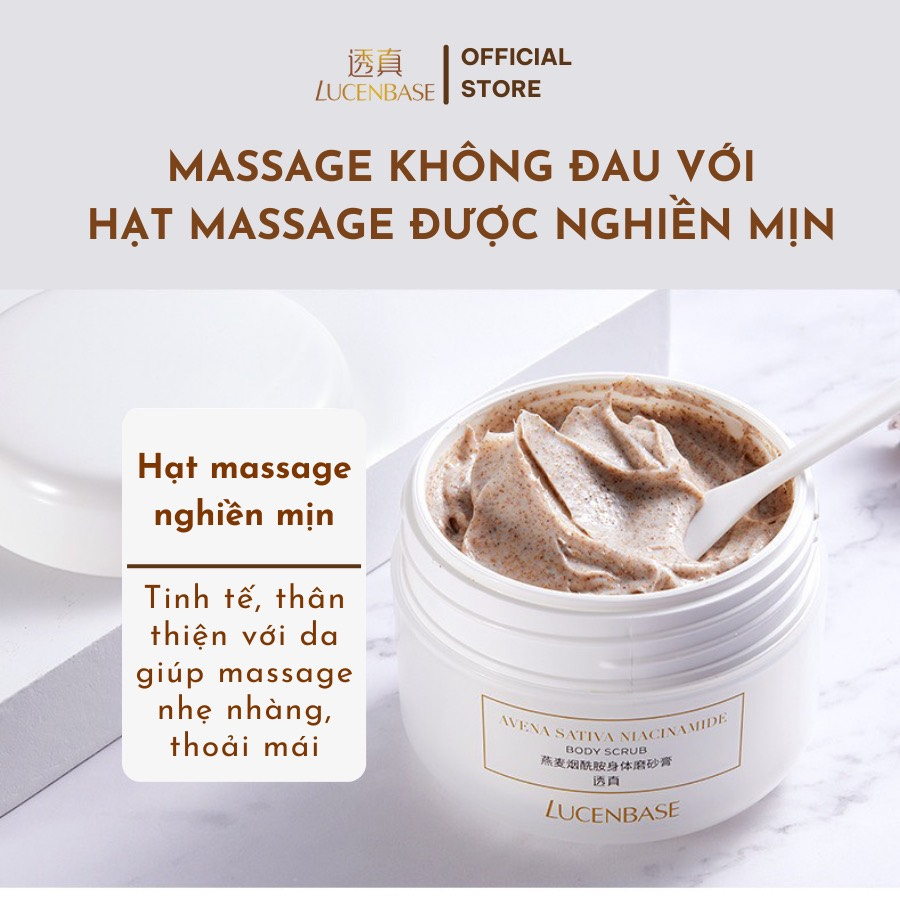 Tẩy da chết body Lucenbase 250g