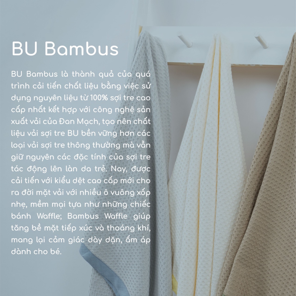 Bu baby - Chăn sợi tre đa năng BU Bambus ABB080001