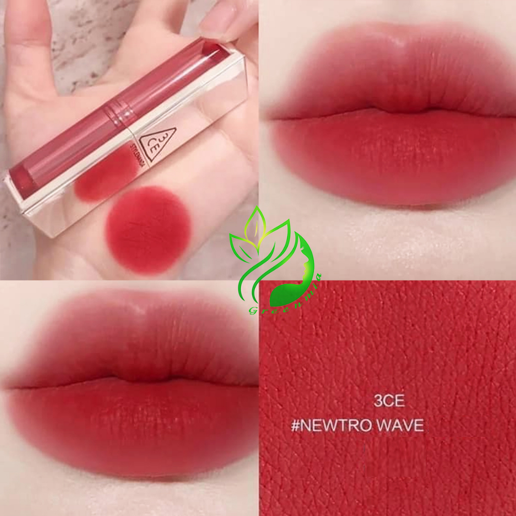 Son Thỏi 3CE Blur Matte Lipstick Newtro Wave Tông Màu Hồng Dâu Tôn Da Và Dễ Dùng 4g Mịn Lì Mờ Ảo Nhẹ Tênh