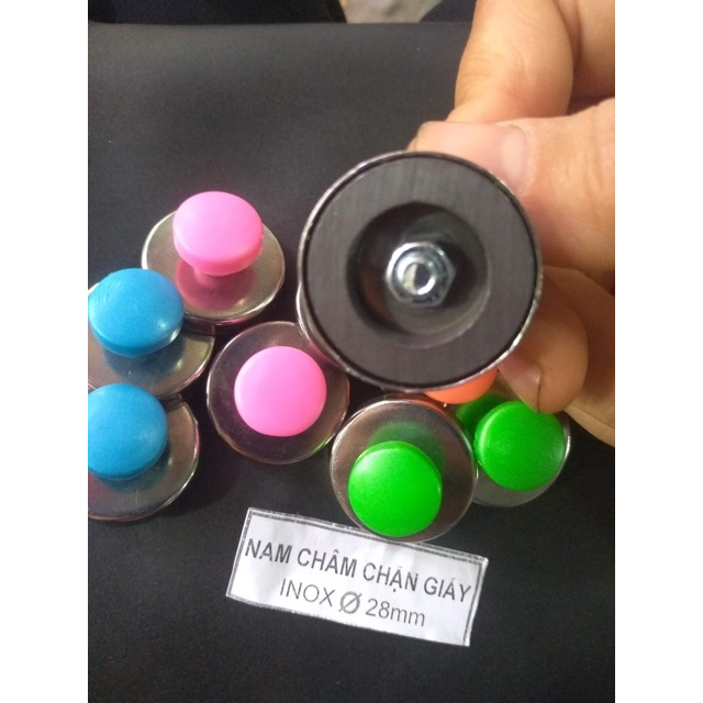 Nam châm núm chặn giấy 10 viên giáo cụ dạy học