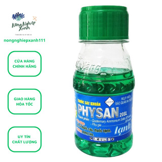 Thuốc sát khuẩn Physan cho cây trồng trị thối nhũn trên hoa lan, hoa kiểng Physan 100ml