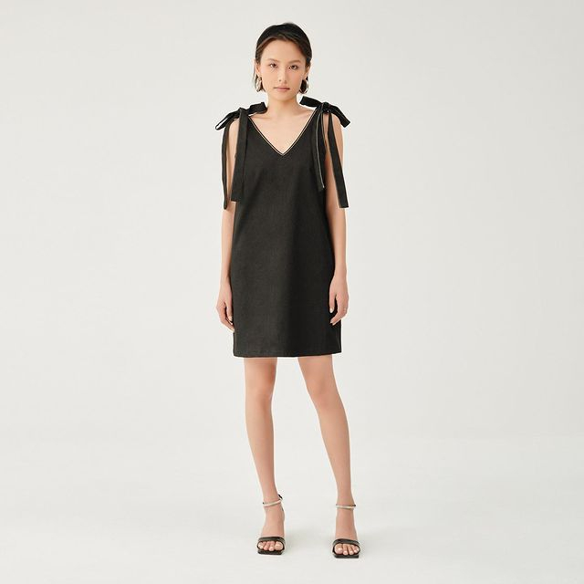Thanh lý đầm thắt dây nơ của Whitelazz