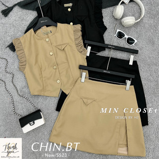 S12 - Set Áo Cộc Tay Bèo + CV