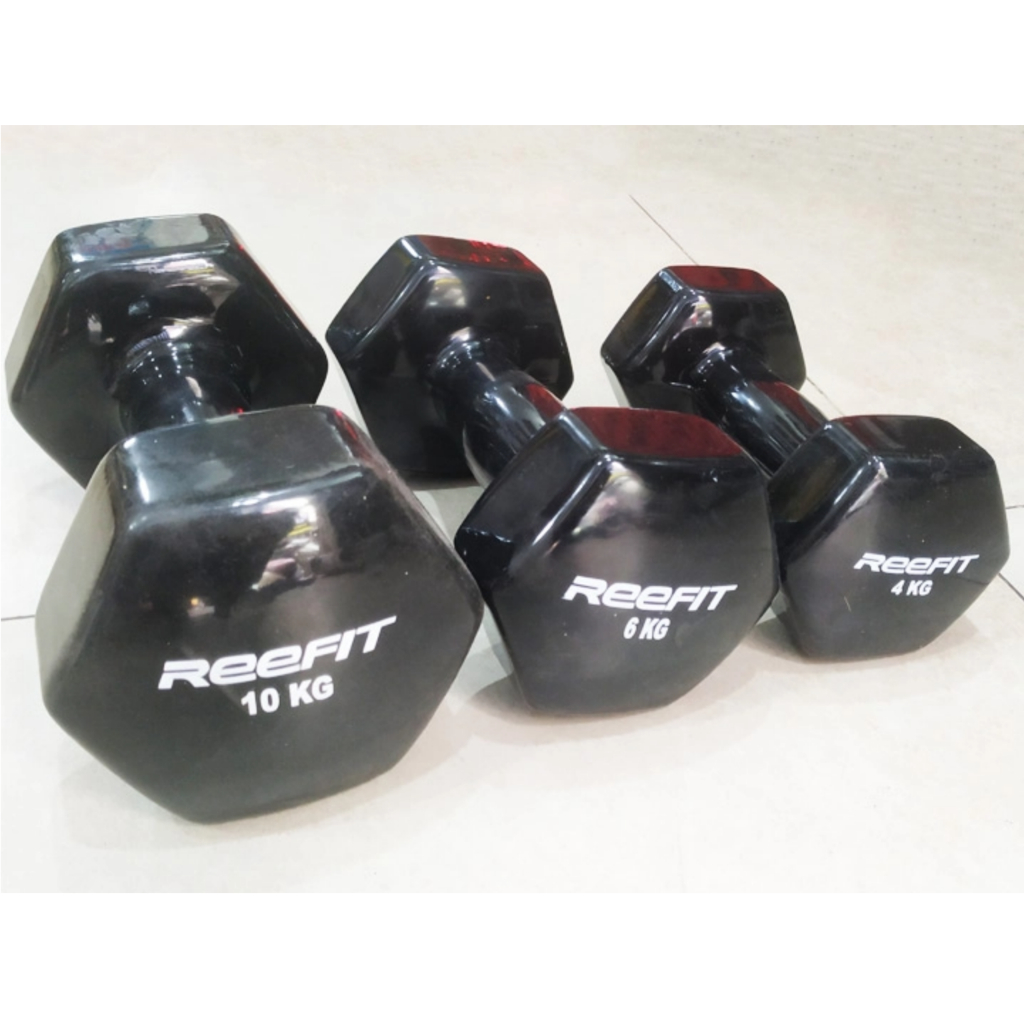 Tạ Tay Nhập Khẩu 1-2-3kg  - REEFIT - YUKO CAO CẤP  MÀU ĐEN