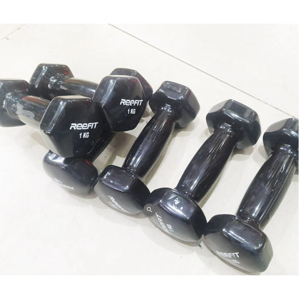 Tạ Tay Nhập Khẩu 1-2-3kg  - REEFIT - YUKO CAO CẤP  MÀU ĐEN