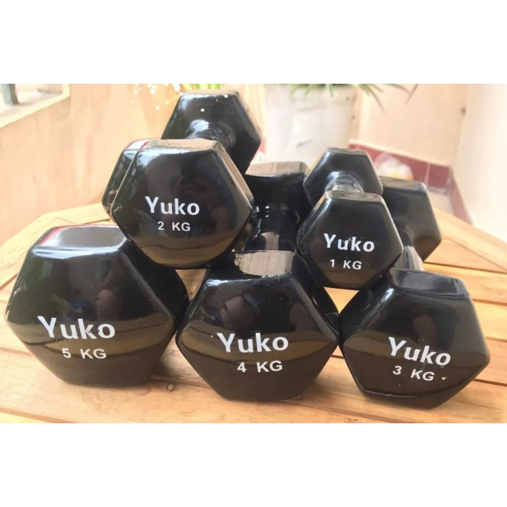 Tạ Tay Nhập Khẩu 1-2-3kg  - REEFIT - YUKO CAO CẤP  MÀU ĐEN