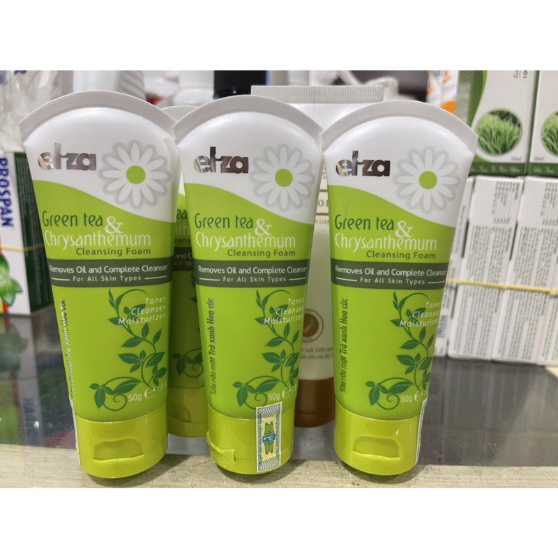 sữa rửa mặt ELIZA trà xanh 50g