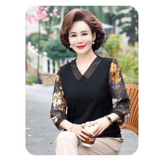 Áo kiểu trung niên tay dài