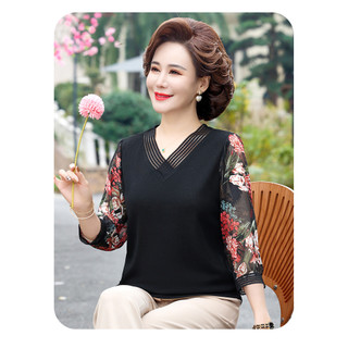 Áo kiểu trung niên tay dài