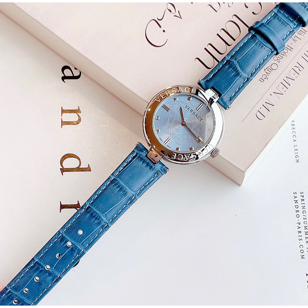 Đồng hồ nữ dây da Versace New Lady VE2J00121