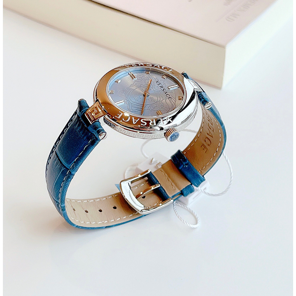 Đồng hồ nữ dây da Versace New Lady VE2J00121