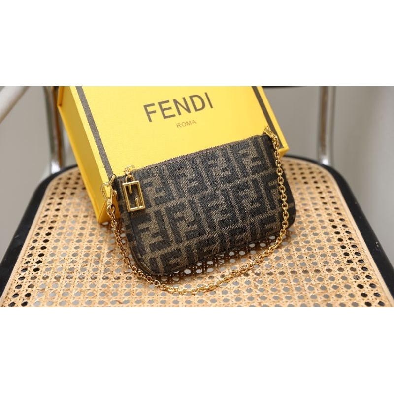 Túi xách nữ kẹp nách F.D sz20cm xinh xỉu kèm 2 quai thay đổi fullbox nam châm