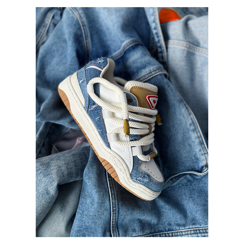 Giày Cat Sofa Chính Hãng 🔴SIMPLE SNEAKER🔴 Giày Bánh Mì Cat&sofa DREAD LOCKS Màu Denim  - AC303