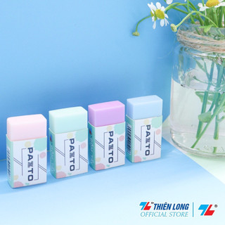 Gôm tẩy Thiên Long Pastel Pazto Thiên Long E-010 - Màu ngẫu nhiên- Dễ tẩy xóa ít vụn gôm, không độc hại